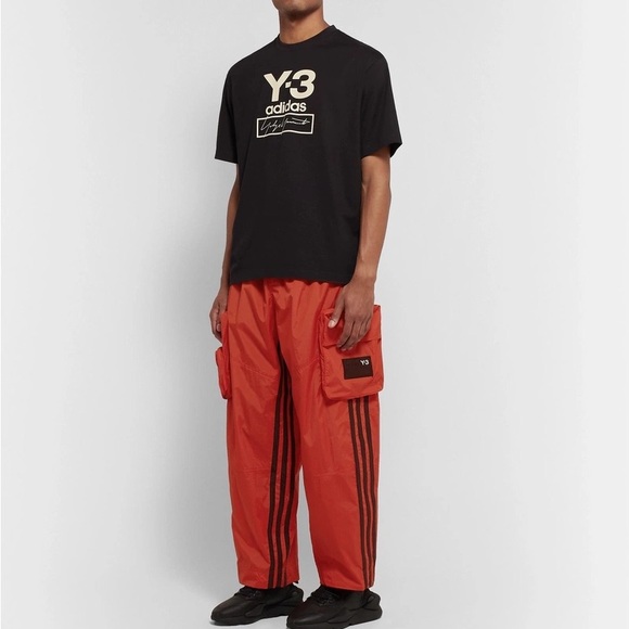Y-3 Yohji Yamamoto x Adidas collab orange shell track pants size M - Picture 2 of 15